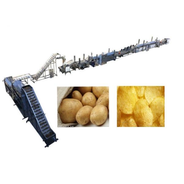 Hot sale frozen potato french fries fried production line/automatic potato chips making machine price factory #3 image