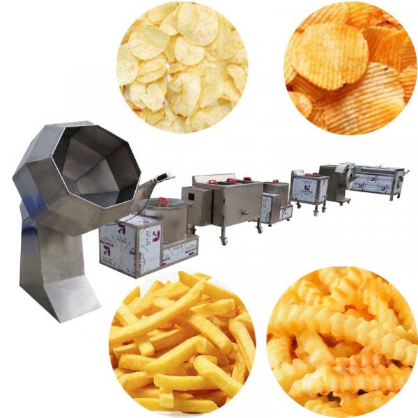 Industrial Automatic Potato Chips Making Machine Electric Heating With High Capacity 200kg/H #2 image