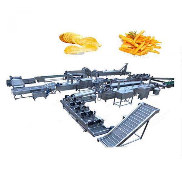 Semi - Automatic Potato Chips Making Machine , French Fries Production Line #3 image