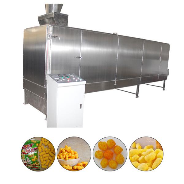 Full automatic small pellets extruder making puffed corn food snack machines #3 image