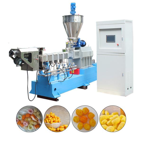 Extrusion Cheese Ball Snacks Production Machines , Puffed Corn Snack Making Machine #1 image